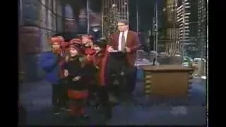 Conan O'Brien 'Christmas Caroler's visits Late Night 12/22/97