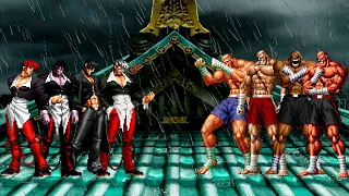 [KOF Mugen] Iori Yagami Team vs Sagat Team