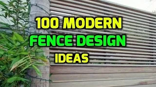 100 Modern Fence Design Ideas