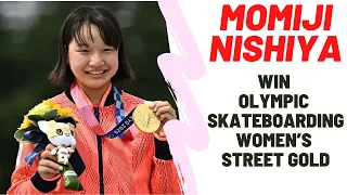 Olympics Tokyo || Momiji Nishiya Wins Olympic Skateboarding Women's Street Gold - Top PHOTOx