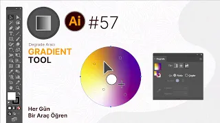 Adobe Illustrator "Gradient Tool" Nasıl Kullanılır? #57