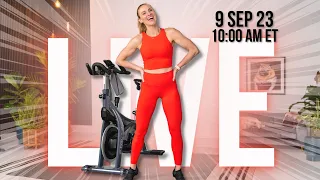 LIVE Indoor Cycling Workout! | 45-minute Cycling Class + ENCORE