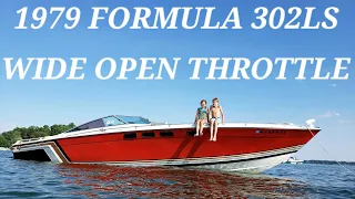 1979 Formula 302LS breaking in new engine on Sodus Bay
