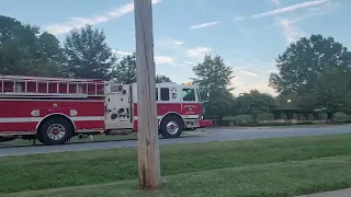 Cornelius Lemely Fire Department Engine 2 Responding