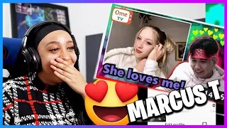 I THINK I'M IN LOVE - MARCUS T | OMEGLE | OMETV | REACTION!