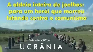 Cidade inteira recebe de joelhos seu herói morto lutando contra o comunismo.