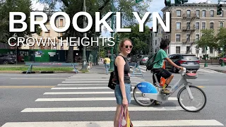 NEW YORK CITY Walking Tour [4K] - BROOKLYN - CROWN HEIGHTS