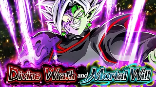 NO ITEMS VS FUSION ZAMASU! STAGE 8 DIVINE WRATH AND MORTAL WILL! (DBZ: DOKKAN BATTLE)