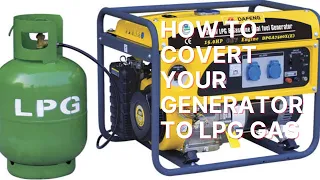Convert your Generator to LPG Gas and Enjoy Massive savings with Gas generator technologies.