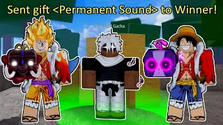 Highest Fruit You Spin Gets PERMANENT SOUND.. (Blox Fruits)