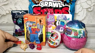 Surprise MIX#20🤩 Crystal Creature 2🐉 LPS 🐙 AMONG US✨Brawl Stars🐾 Zaini🐞Miraculous Kinder Surprise ❤️