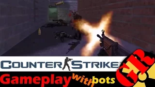 Counter-Strike v1.6 gameplay with Hard bots - Assault - Counter-Terrorist