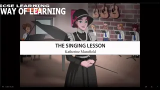 The Singing Lesson || Katherine Mansfield || ISC Echoes || ISC Short Story | ICSE Learning | English