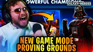 NEW GAME MODE "PROVING GROUNDS" COMING TO GALAXY OF HEROES! Sandbox Mode?