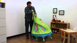 How to Fold Up a HABA Play Tent - Large Edition!