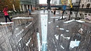 Illusion - 3D Street Art- Kurt wenner