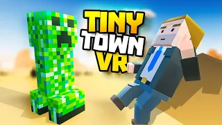 CREEPER ATTACK IN AREA 51 - Tiny Town VR Gameplay Part 80