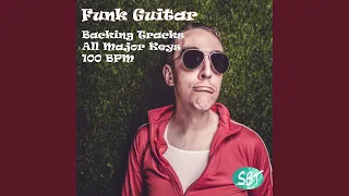 Funk Guitar Backing Track in C Major 100 BPM, Vol. 1