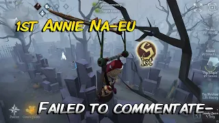 I failed to commentate this Video / 1st Toy Merchant Na-Eu【Identity V】