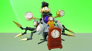 Lego 7:00 Am Titan Clock Man Robot Skibidi Toilet Multiverse | Unofficial Lego Tutorial