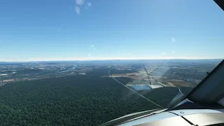 Cockpit Swiss A320 landing at Basel Airport - MSFS 2020