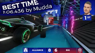 Mudda drives a WR in a Trackmania WorldTour Match