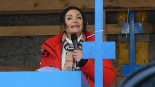 Demo Berlin 13 Februar 2021 Kanzleramt Rede Leyla Bilge