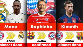 Bayern Transfer News 2023 - Mane, Raphinha, Gnabry, Kimmih, Vlahovic, Laimer