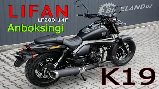 BIKELAND.UZdan LIFANning LF200-14F "K19" modelining anboksingi