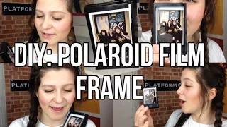 DIY: Polaroid film frame
