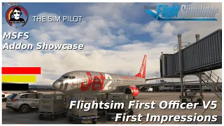 MSFS | Flight Sim First Officer V5 | Great FO Addon got better