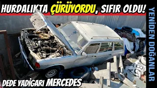 YENİDEN DOĞANLAR | Dede Yadigarı Mercedes'i Hurdalıktan Çıkardı, Sıfır Gibi Yaptı