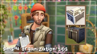 organize your sim's inventory with these tips!!