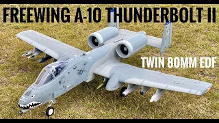 Freewing A-10 Thunderbolt II twin 80mm - on GRASS  (shot by @Christophe Kourylo)