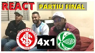 REAÇÃO - REACT | INTERNACIONAL 4 X 1 JUVENTUDE | CAMPEONATO GAÚCHO | INTER FINALISTA GAÚCHO 2021.