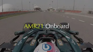 First Onboard Lap with Sebastian Vettel's AMR21