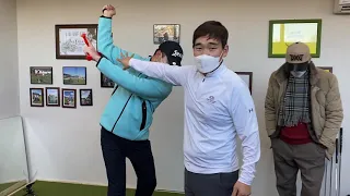 How to use “The Rotater” the golf training aid [English Explanation with the creator himself]