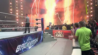 Bobby Lashley entrance live from the front row at WWE WrestleMania Backlash 2022 (4K HDR)