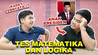 NGAKAK! TES MATEMATIKA ANAK PRESIDEN JOKOWI SAMPE EMOSI!? FT.KAESANG