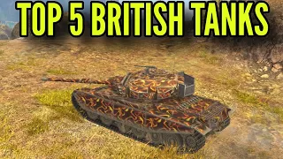 TOP 5 British Tanks In Blitz