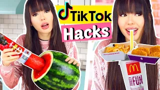 Wir testen Virale TIKTOK Life Hacks 😱 Schock!! | ViktoriaSarina