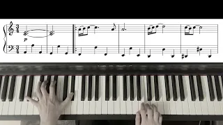 Adagio ~ Albinoni | with Piano Score (beginner piece)