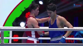 ABDULLAEV ALOK (UZB) vs ARMAN ARMANULY (KAZ) - Asian Youth Boxing Championships 2021