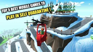 Top 5 Best Mobile Games to Play While in Self-Quarantine! Offline Online Android Games in 2020