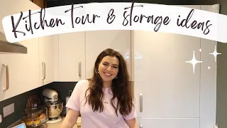 FULL KITCHEN TOUR UK + SMALL KITCHEN STORAGE IDEAS | Chloe Murphy