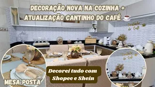 DECORANDO A COZINHA COM AMOR PARTE 2/DECORAÇÃO+MESA POSTA#decor#decoracao#donadecasa#casa#cozinha