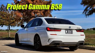 BMW M340i Catless Downpipe Install! | Project Gamma Downpipe | 2021 G20 B58