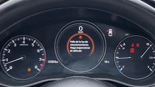 SOLUCION FALLA DE LA LUZ DE ESTACIONAMIENTO MAZDA 3 2019 2020 2021 2022 2023 2024