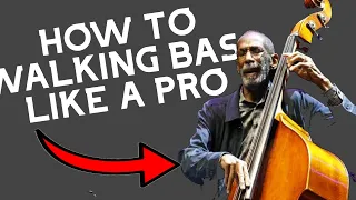 RON CARTER explains HOW to make our WALKING BASS lines not so repetitive!!