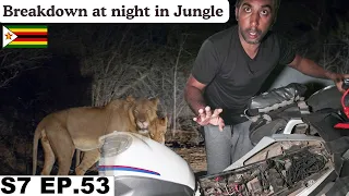 Bike Power Failure at Night in the Jungle 🇿🇼 S7 EP.53 | Pakistan to South Africa